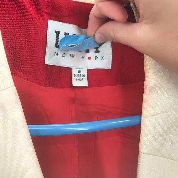 Unhy New York 2 Piece Skirt Suit Jacket A-Line 10 - Picture 5 of 12